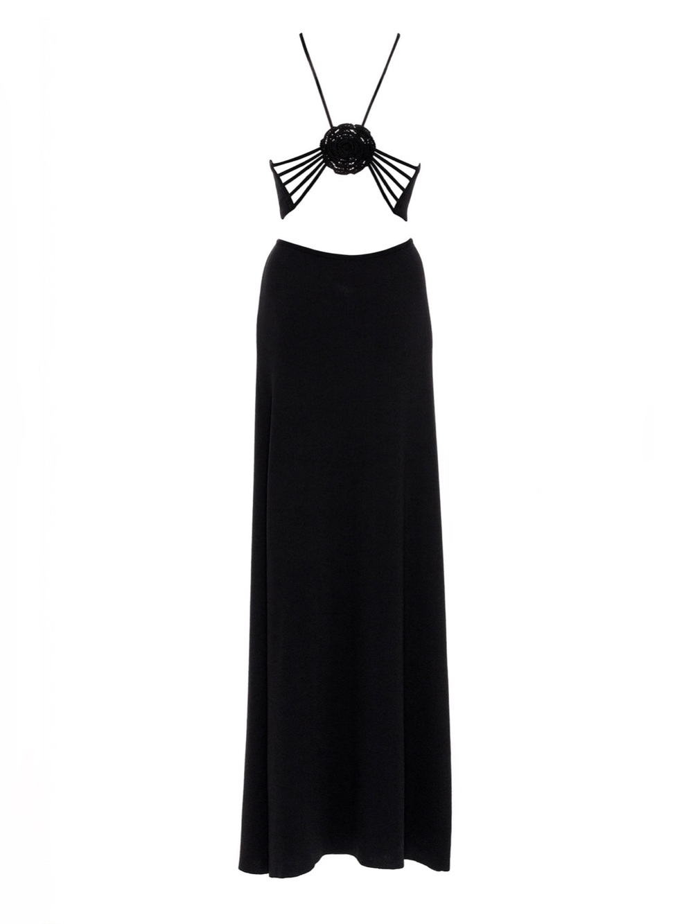 Agua Bendita Black Giselle Maxi Dress - size medium - NWT - Picture 4 of 4